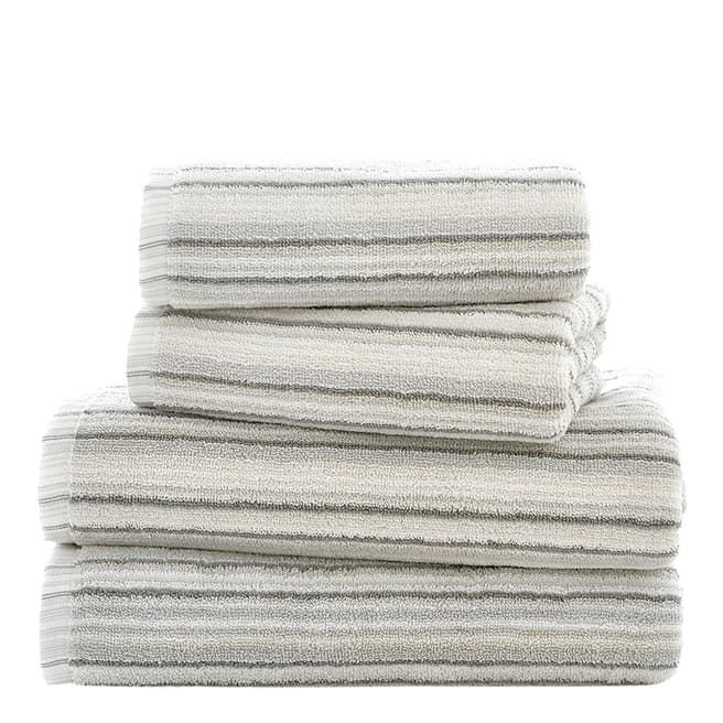 The Lyndon Company Didlington Stripe Bath Sheet, Neatral