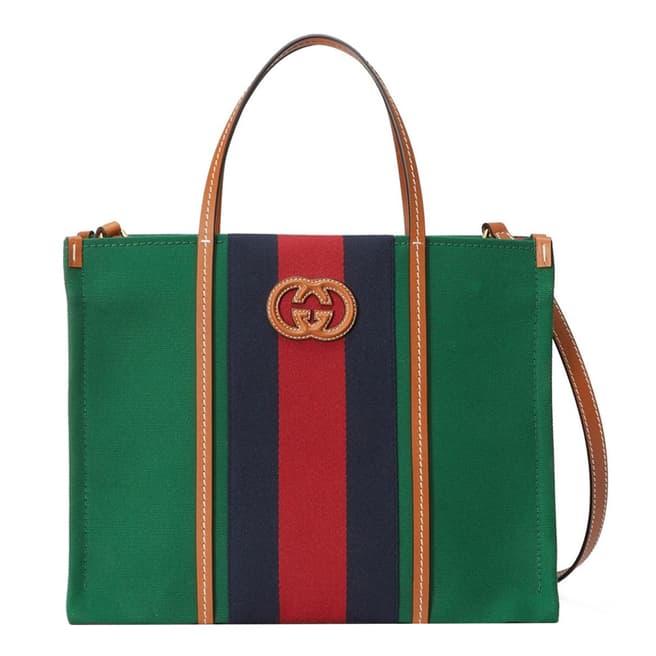 Gucci Gucci Green Interlocking G Tote Bag