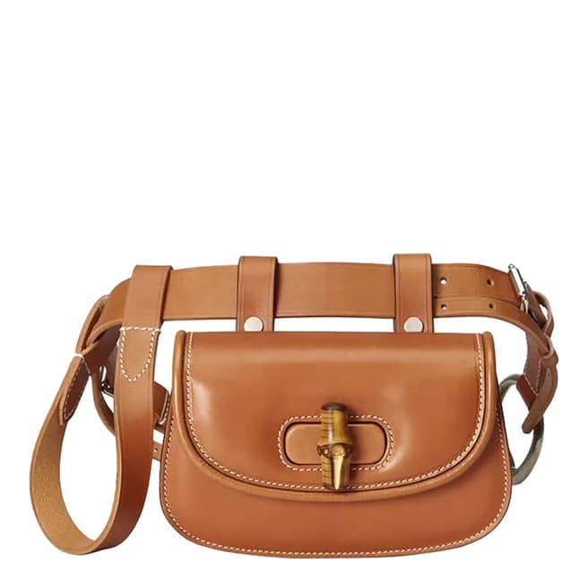 Gucci Gucci Brown Bamboo 1947 Small Belt Bag