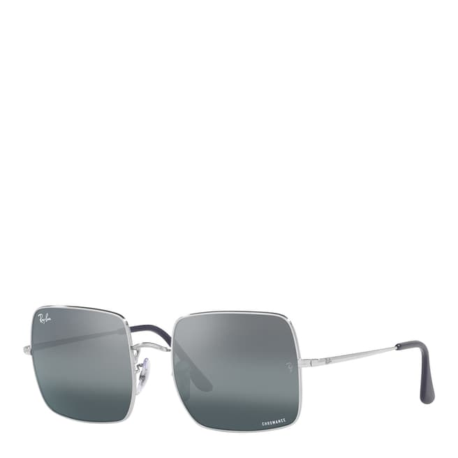 Ray-Ban Silver Square Sunglasses 54mm