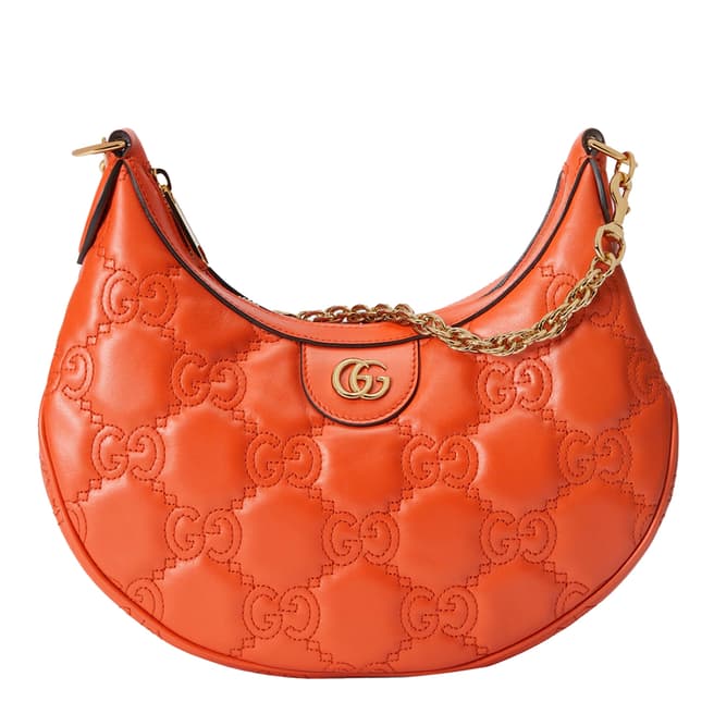 Gucci Gucci Orange Matelassé Small Shoulder Bag