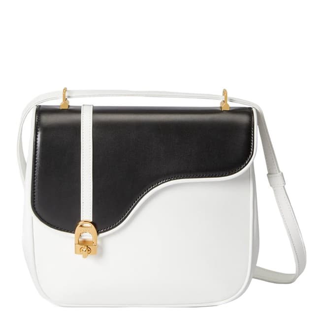 Gucci Gucci Black/ White Equestrian Bag