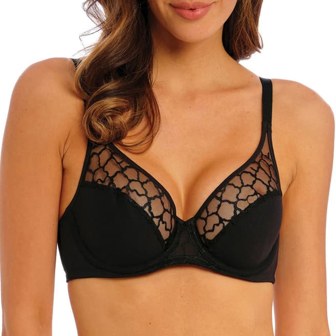 Wacoal Black Lisse Under Wire  Bra