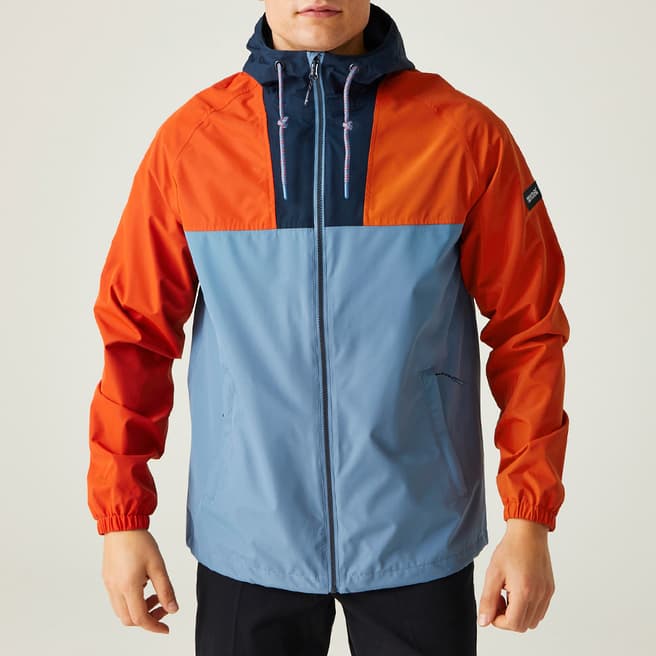 Regatta Orange/Blue Belcastel Waterproof Jacket