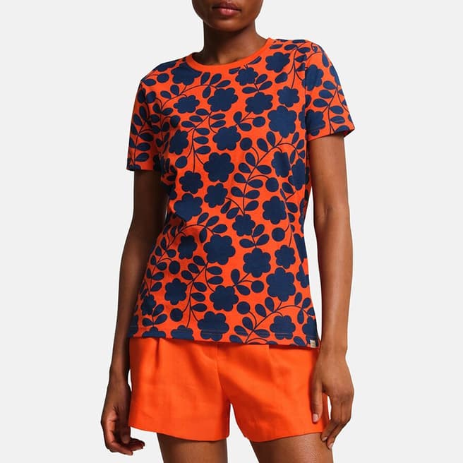 Regatta Orange Orla Kiely Cotton T-Shirt