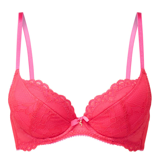 Gossard Rose Red Superboost Lace Plunge Bra