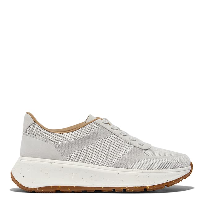 FitFlop Grey Knit F-Mode Flatform Trainers