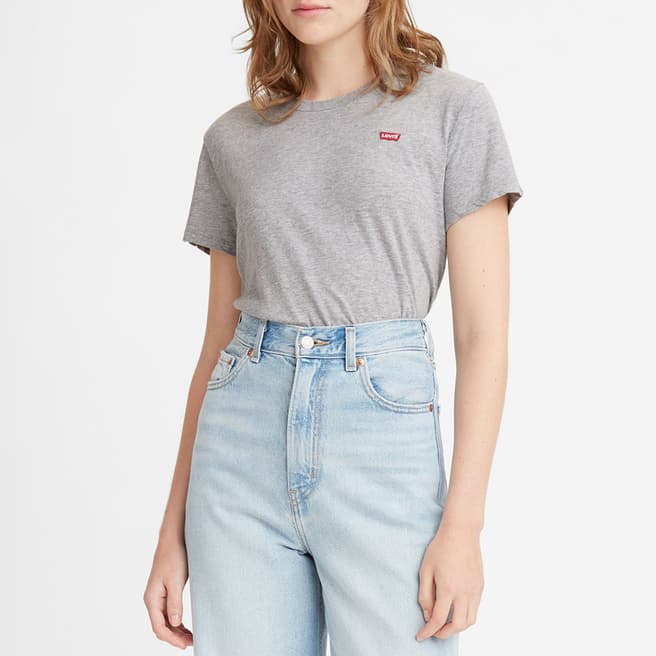 Levi's Grey Perfect Cotton T-Shirt