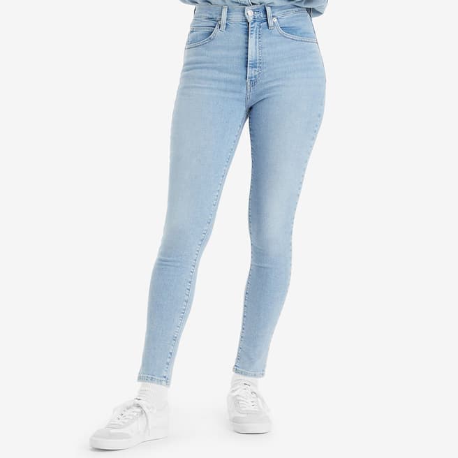 Levi's Blue High Rise Skinny Stretch Jeans