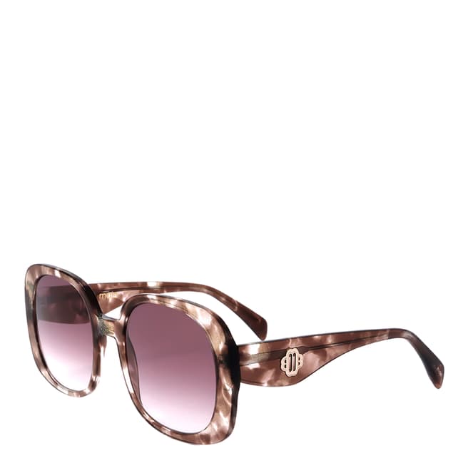 MAJE Tortoiseshell Full Framed round Sunglasses 52mm