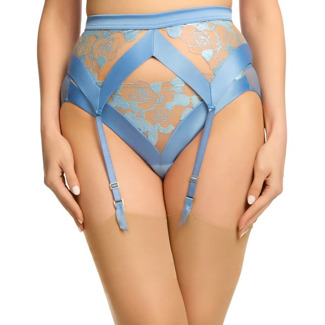 Dita Von Teese Blue Rosabelle Suspender