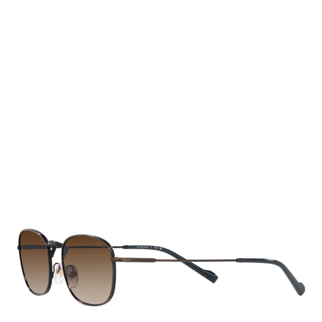 Vogue Gold Oval Sunglasses 54mm