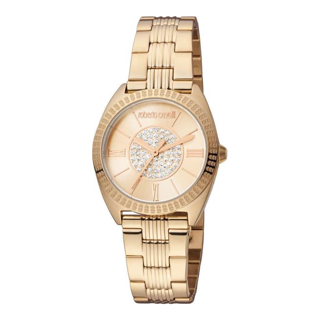 Roberto Cavalli Women's Rose Gold Roberto Cavalli Stainless Steel Watch 30mm