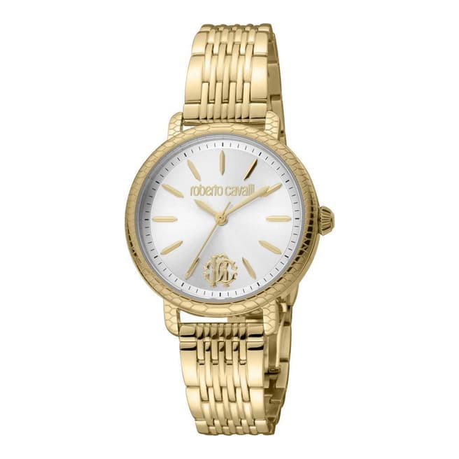 Roberto Cavalli Women's Gold Roberto Cavalli Stainless Steel Watch 32mm