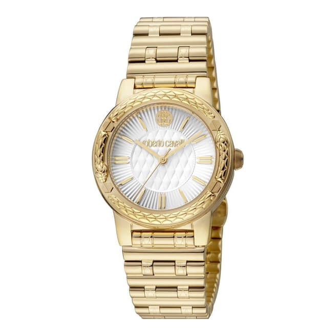 Roberto Cavalli Women's Gold Roberto Cavalli Stainless Steel Watch 32mm