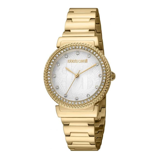 Roberto Cavalli Women's Gold Roberto Cavalli Stainless Steel Watch 32mm