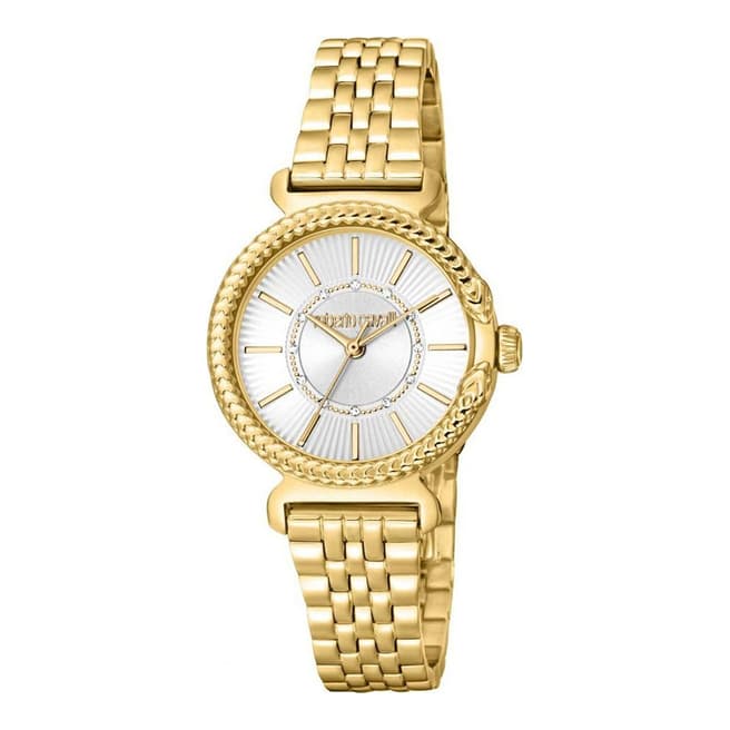 Roberto Cavalli Women's Gold Roberto Cavalli Stainless Steel Watch 30mm