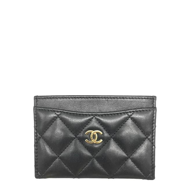 Vintage Chanel Black Chanel Matelasse Wallet - AB