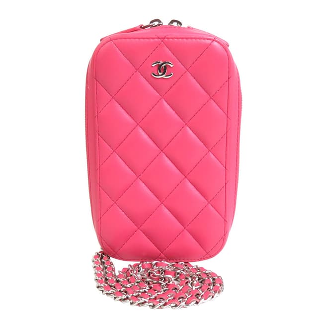 Vintage Chanel Pink Chanel Phine Case - AB