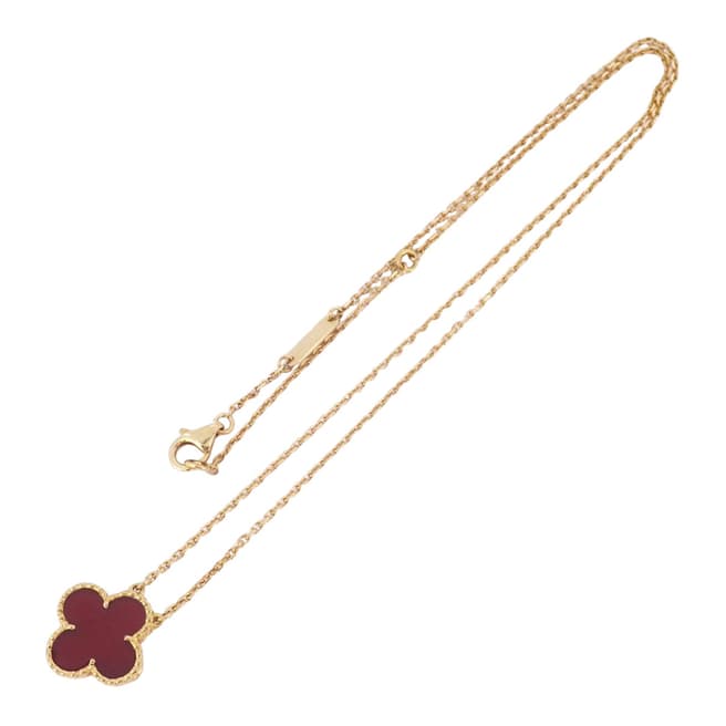 Van Cleef and Arpels Gold Van Cleef & Arpels Vintage Alhambra Necklace - AB