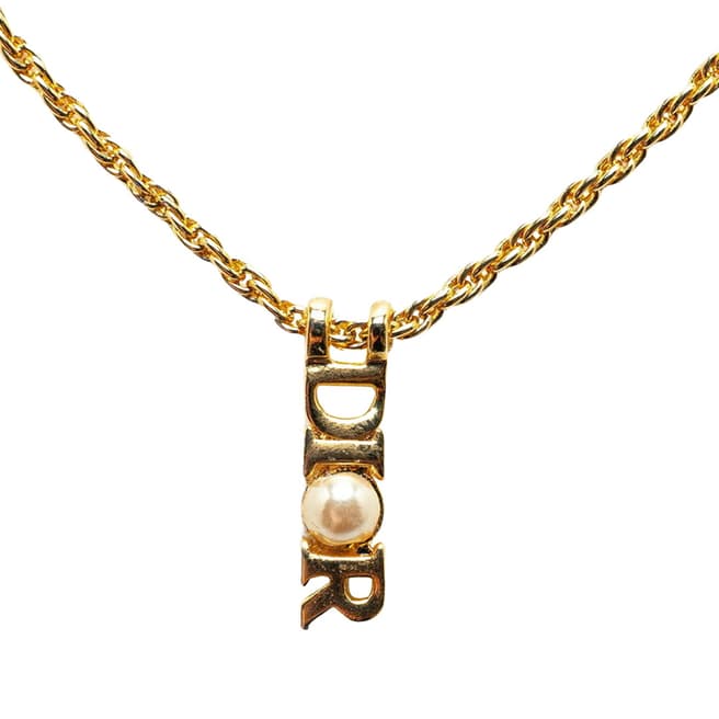 Vintage Dior Gold Dior Necklace - AB