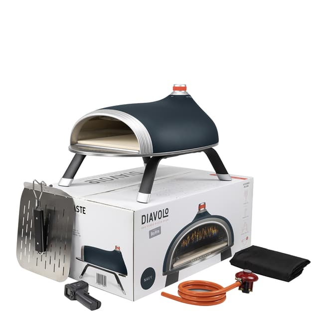 Diavolo Blue Pizza Oven Bundle