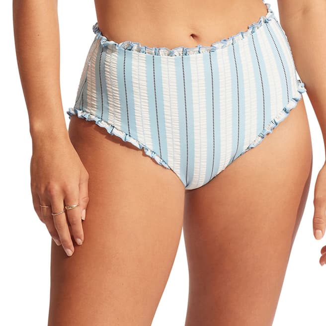 Seafolly Powder Blue High Waisted Pant