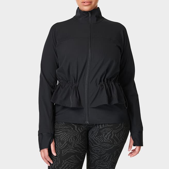 Sweaty Betty Black Fast Lane Running Jacket