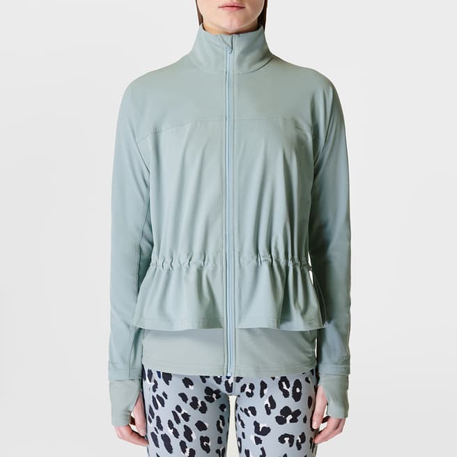 Sweaty Betty Vapour Blue Fast Lane Running Jacket