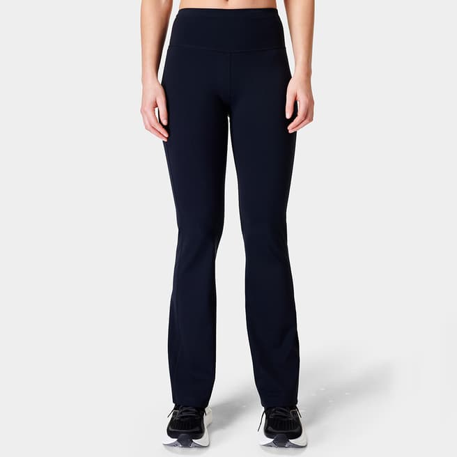 Sweaty Betty Black Power 30 Inch Bootcut Workout Trousers