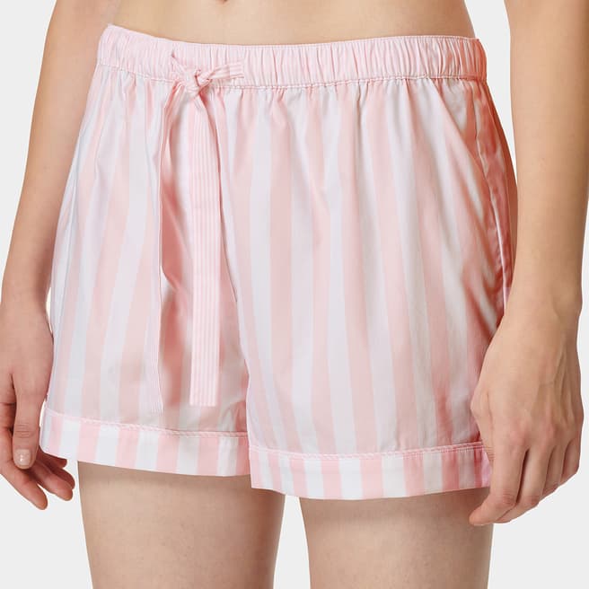 Sweaty Betty Pink Stripe Print Restful Sleep Short