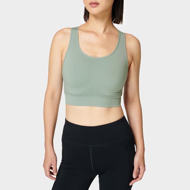 Sweaty Betty Mist Blue Stamina Sports Bra