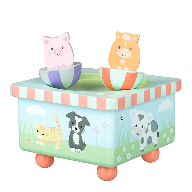 Orange Tree Toys Farmyard Animals Music Box