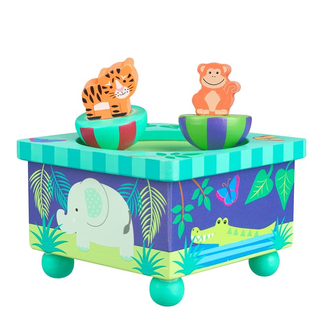 Orange Tree Toys Jungle Animals Music Box