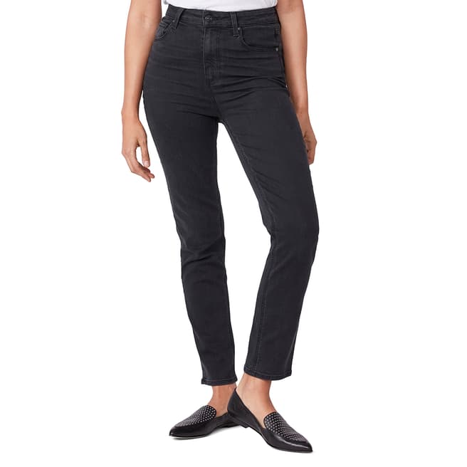 Paige Washed Black Sarah Slim Jeans