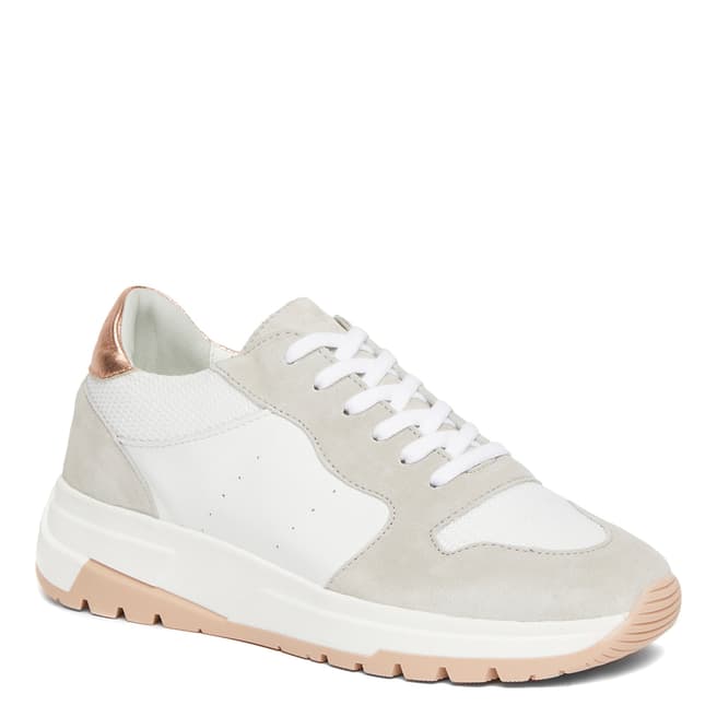 Paige Grey Suede Mila Trainers