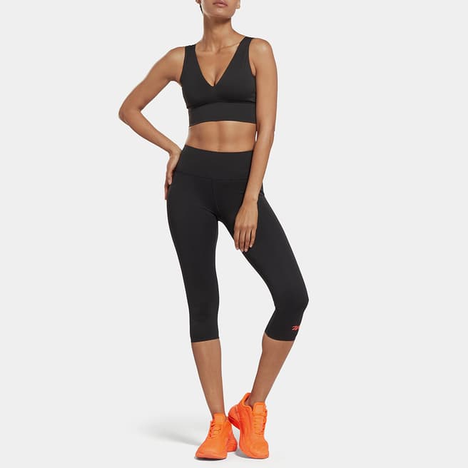 Victoria Beckham Black VB x Rbk 3/4 Leggings