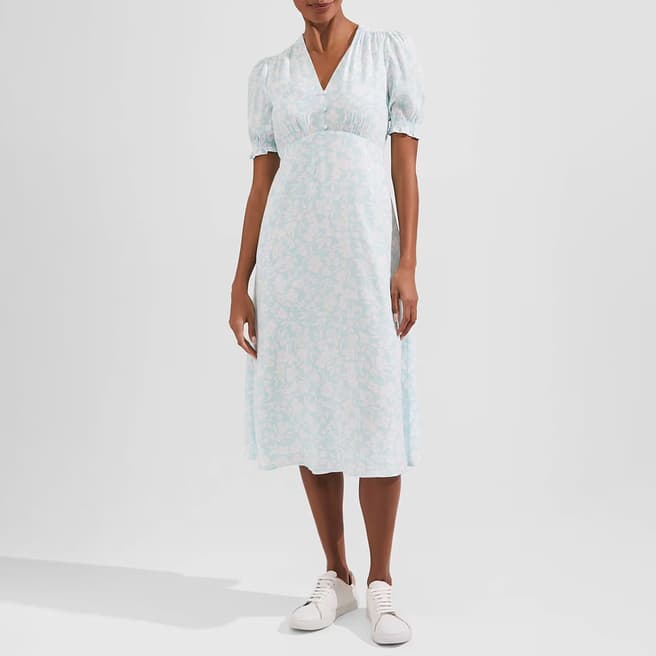 Hobbs London Pale Blue Helen Dress