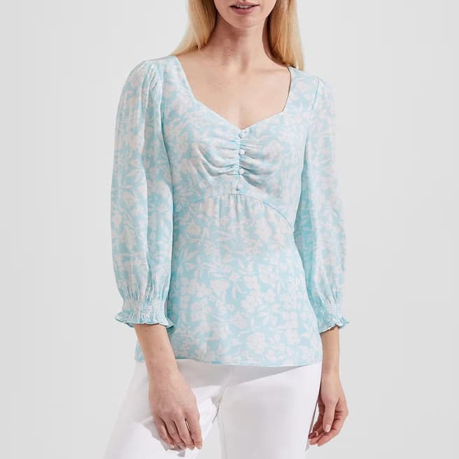 Hobbs London Blue Kristina Top