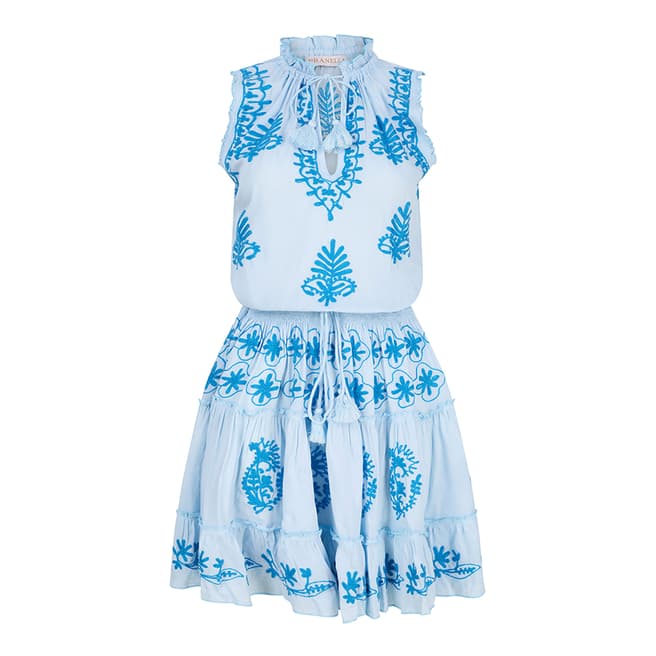 Pranella Blue Celon Mini Dress