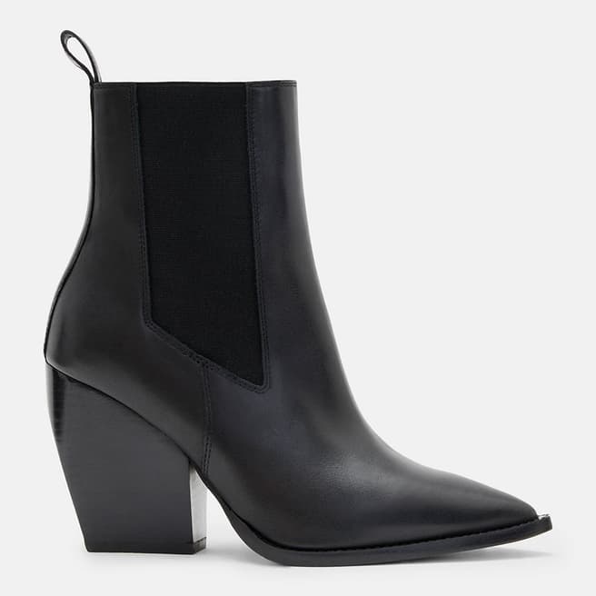 AllSaints Black Ria Boots