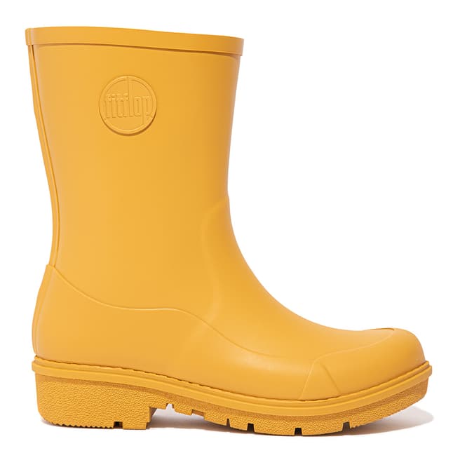 FitFlop Yellow Wonderwelly Short Wellington Boots