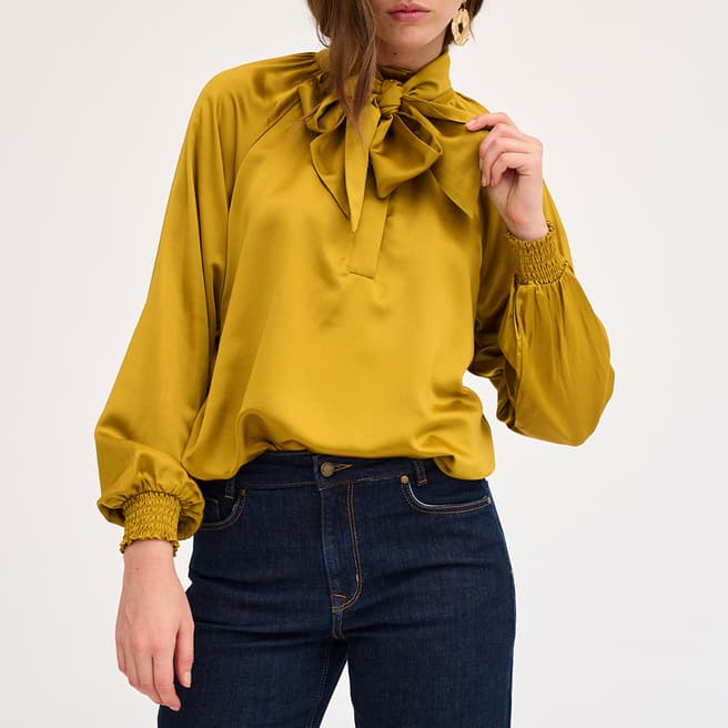 My Essential Wardrobe Gold Estelle Blouse