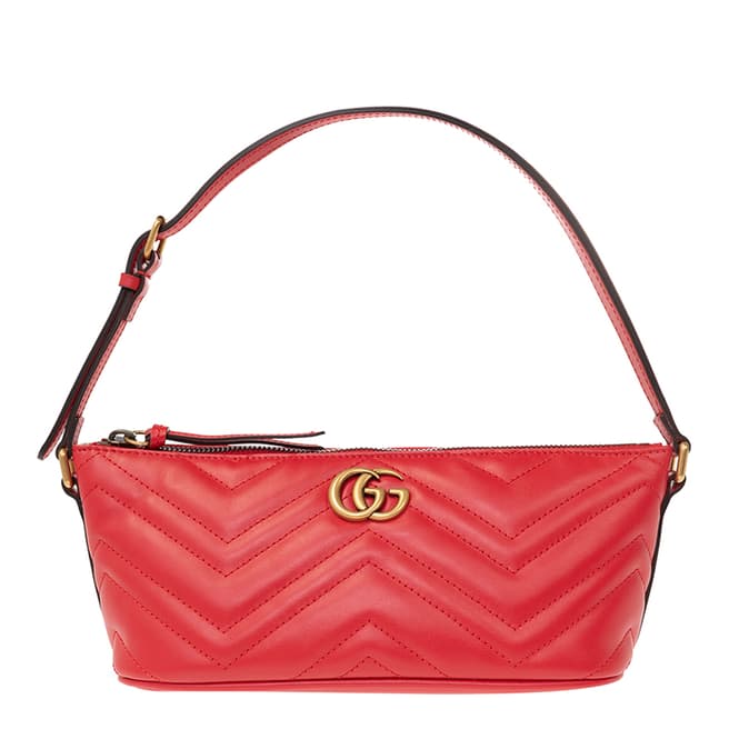 Gucci Red Marmont Shoulder Bag