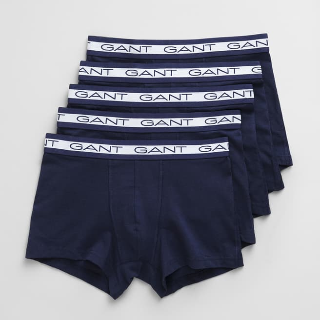 Gant Navy Core 5-Pack Boxers