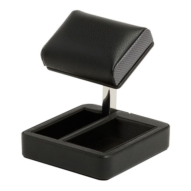 WOLF Black Viceroy Single Travel Watch Stand