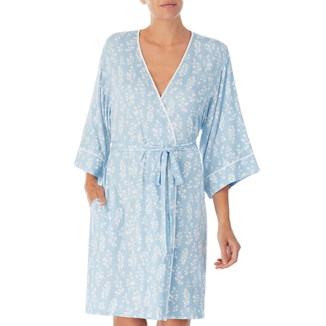 Kate Spade Light Blue Flower Print Gown