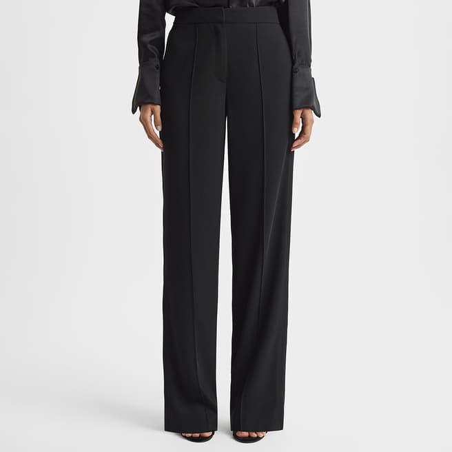 Reiss Black Aleah Pull On Trousers