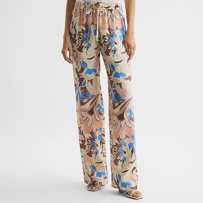 Reiss Multi Liv Printed Trousers