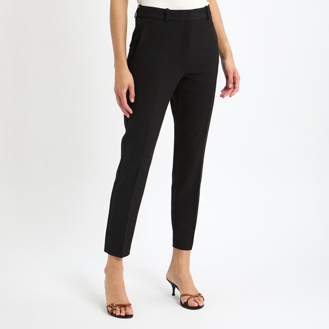 Reiss Black Jess Slim Leg Trousers